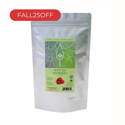 Organic Matcha Raspberry, 1 kg bag